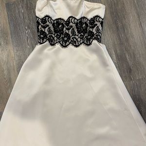 Strapless White House Black Market dress